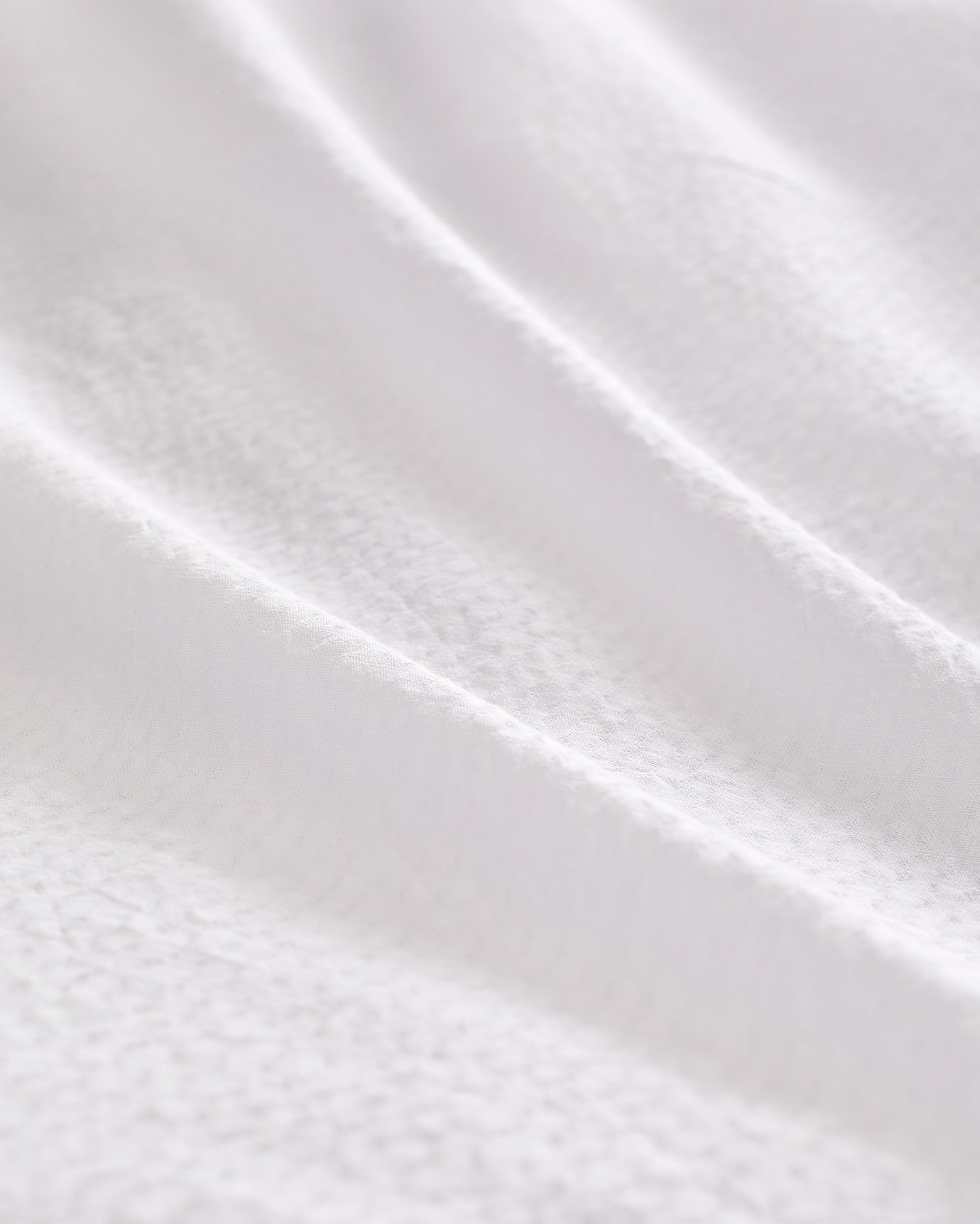 Linda Double Size Duvet Cover Set - Embroidered Washed Seersucker - Madame Coco JO
