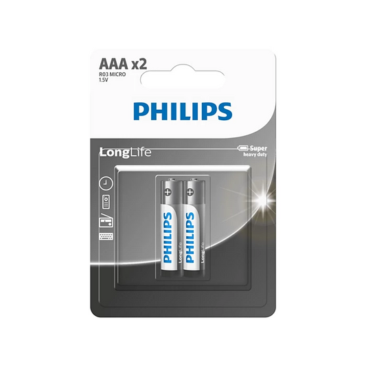 Philips LongLife R03L2B/40 AAA Battery – Long Lasting