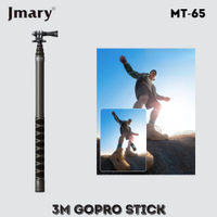 MT-65 عصا كربون فايبر 3 متر لكاميرات الأكشن