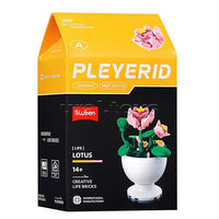 Flower Pot Building Set – 6 Pieces | Kids Creative Toy