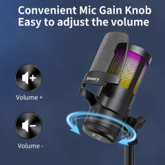 Jmary MC-PW13 Plug & Play Cardioid Mic for Mobile & Laptop Jmary MC-PW13 Plug & Play Cardioid Mic for Mobile & Laptop