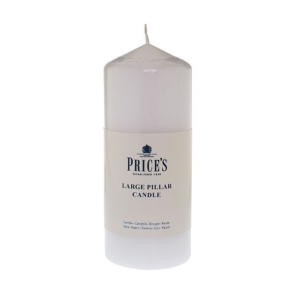 Price's Unscented Candle 6×15 cm – Clean & Long Burn