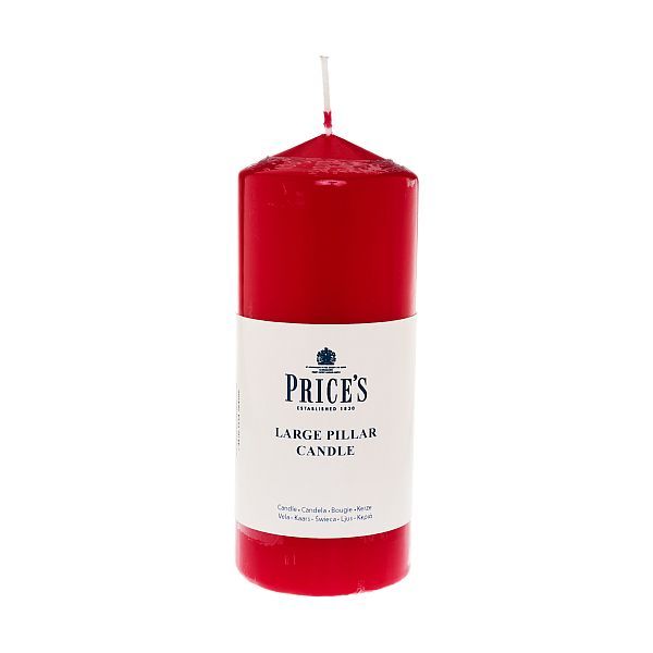 Price's Unscented Candle 6×15 cm – Clean & Long Burn