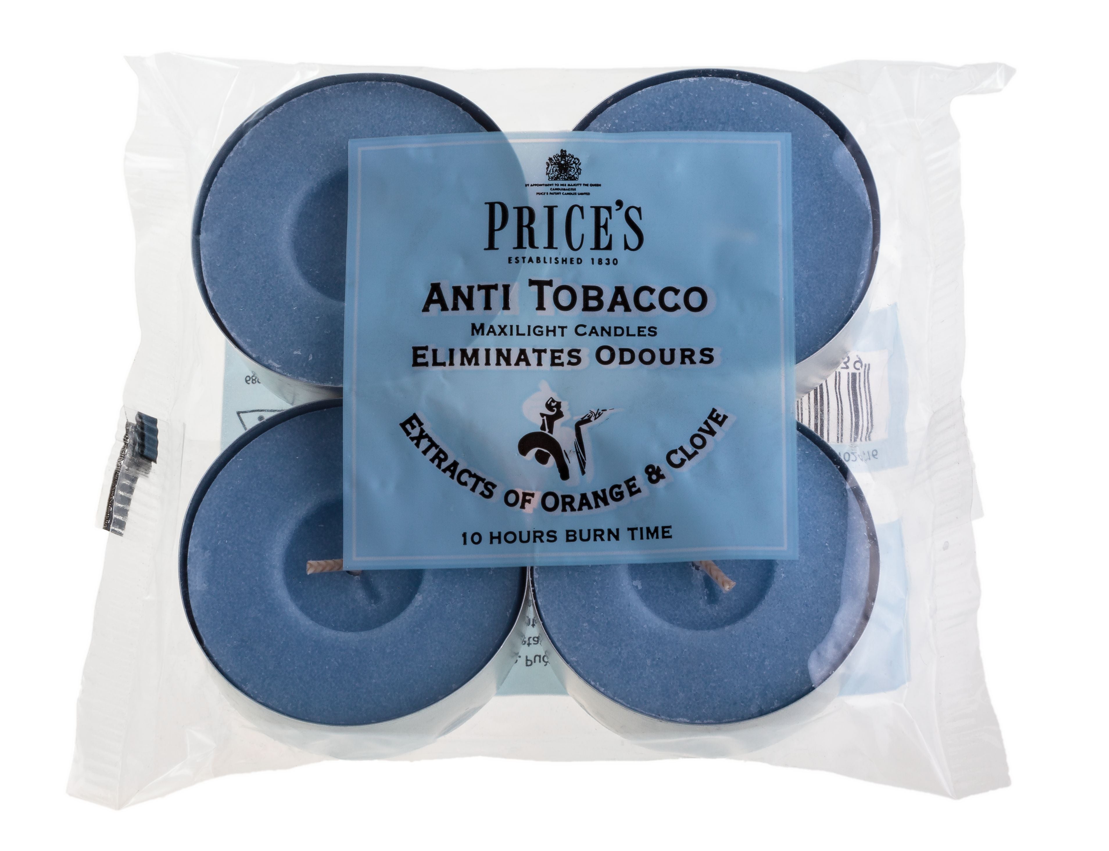 Price’s 4-Piece Scented Tealight Set – Odour Eliminating