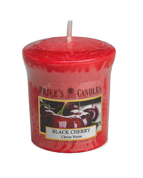 Price's Scented Votive Candle - Black Cherry