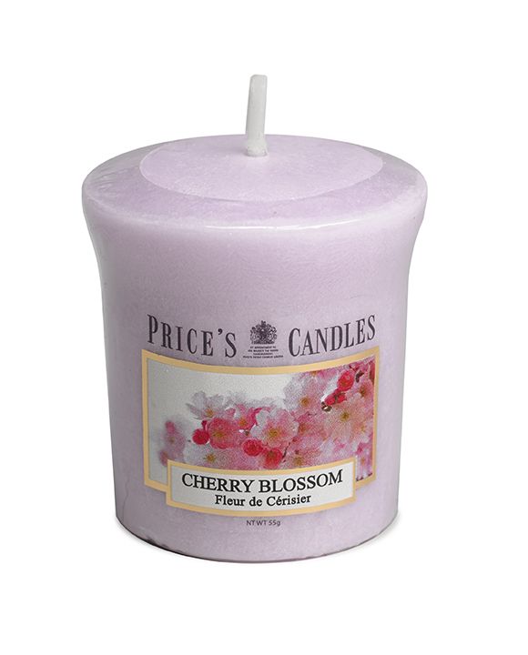 Price's Scented Votive Candle - Cherry Blossom
