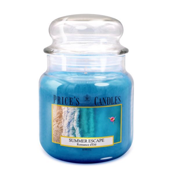 Price's Medium Scented Candle in Jar with Lid – Long-Lasting