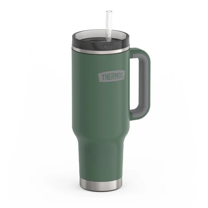 Thermos 40oz Mug – Insulated, Leak-Resistant, With Handle Thermos 40oz Mug – Insulated, Leak-Resistant, With Handle