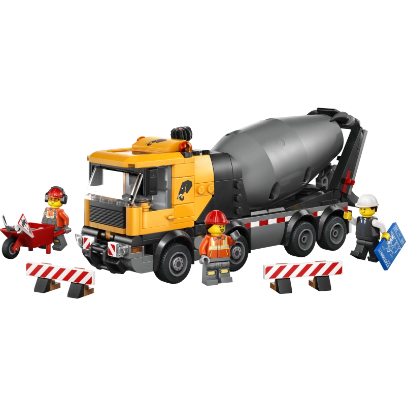 LEGO City Cement Mixer Truck – 371 Pieces | Set 60478