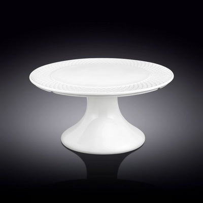 Wilmax Diamond Cake Stand - White
