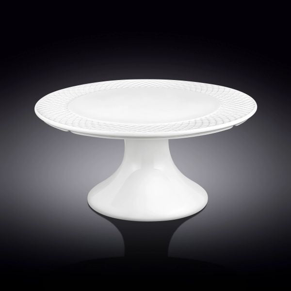 Wilmax Diamond Cake Stand - White Wilmax Diamond Cake Stand - White