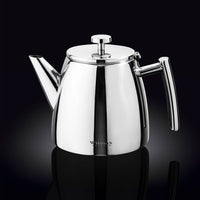 Wilmax 1200ml Steel Teapot with Infuser - Elegant Design