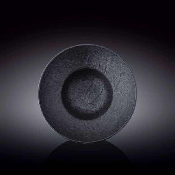 Wilmax SlateStone Deep Plate 22.5cm - Black