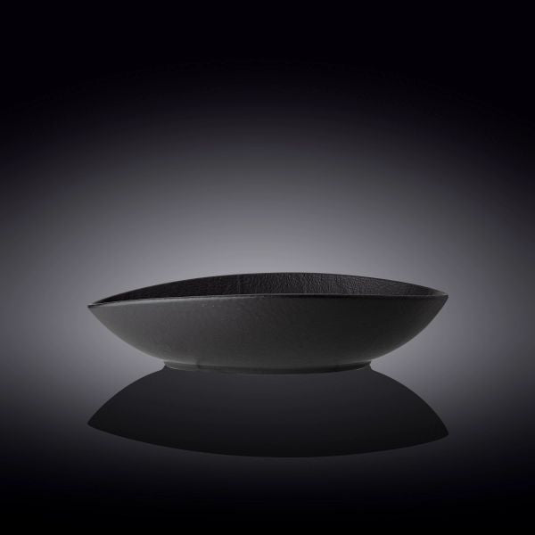 زبدية بيضوية Wilmax SlateStone 30×19 سم - أسود أنيق زبدية بيضوية Wilmax SlateStone 30×19 سم - أسود أنيق