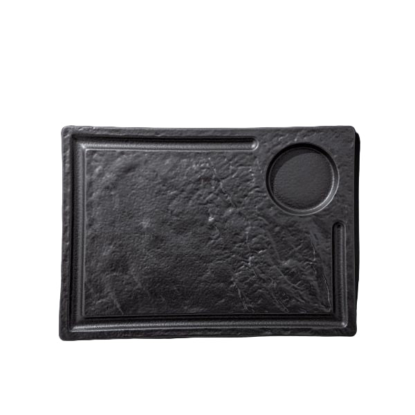Wilmax SlateStone Rectangular Serving Plate 32×23cm - Black Wilmax SlateStone Rectangular Serving Plate 32×23cm - Black