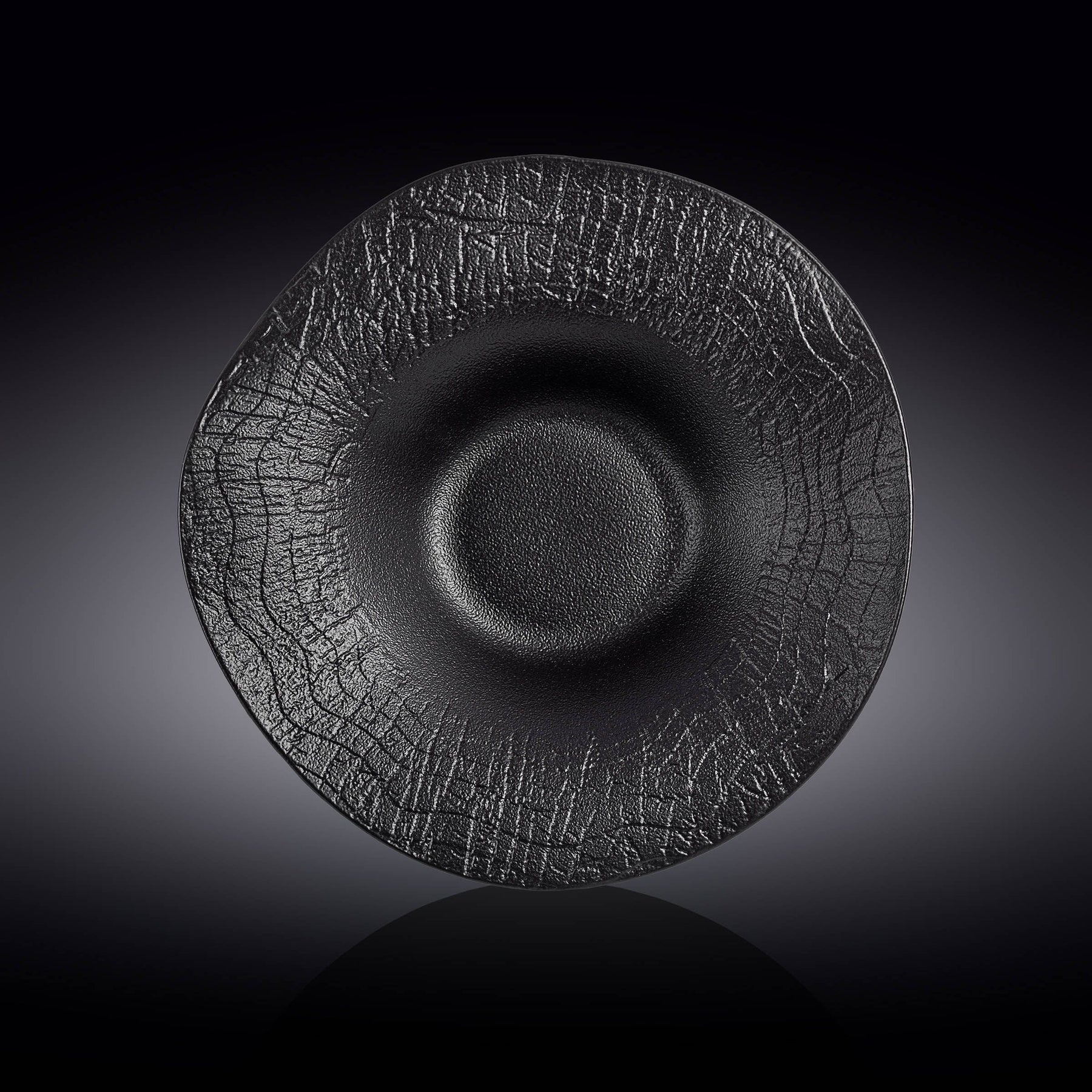 Wilmax WoodStone Deep Bowl - Black Wilmax WoodStone Deep Bowl - Black
