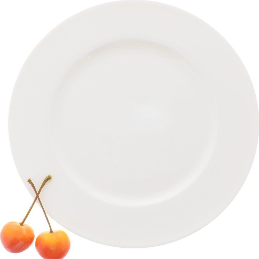 طبق عشاء Wilmax Stella 28 سم - أبيض أنيق