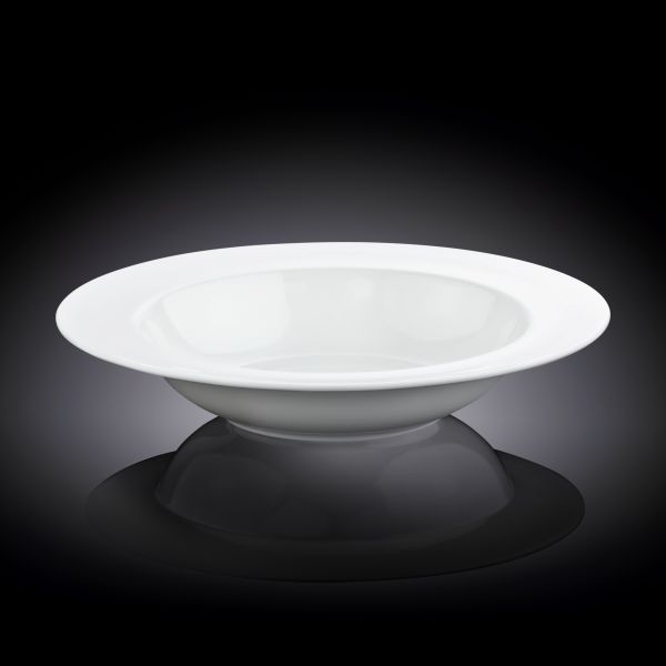 طبق عميق Wilmax Stella 25.5 سم - أبيض أنيق طبق عميق Wilmax Stella 25.5 سم - أبيض أنيق