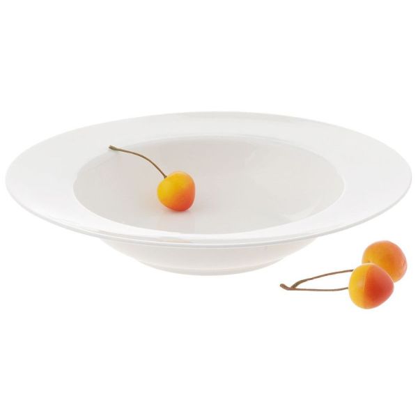 Wilmax Stella Deep Plate 25.5cm - White