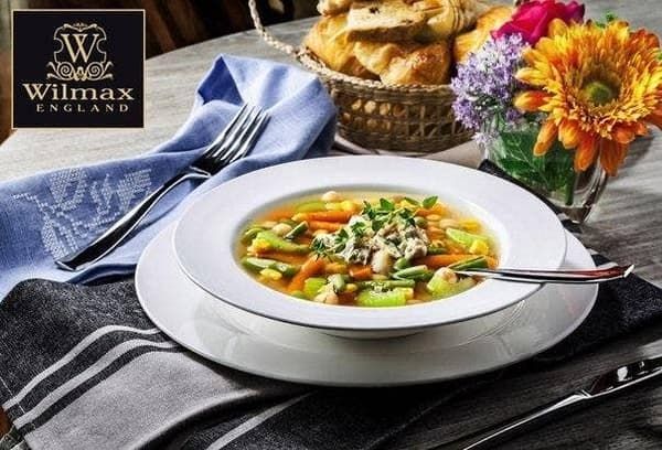 Wilmax Stella Deep Plate 28cm - White