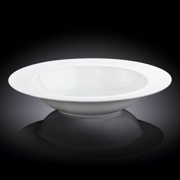 طبق عميق Wilmax Stella 30.5 سم - أبيض أنيق ومتعدد الاستخدام