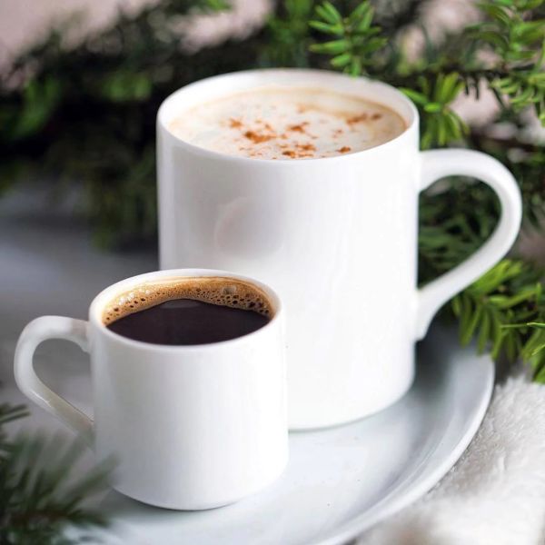 Wilmax Coffee Cup & Saucer 90ml - White Elegant