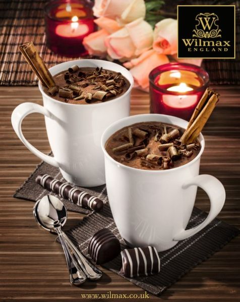 Wilmax Mug 380ml - White Large & Modern Wilmax Mug 380ml - White Large & Modern