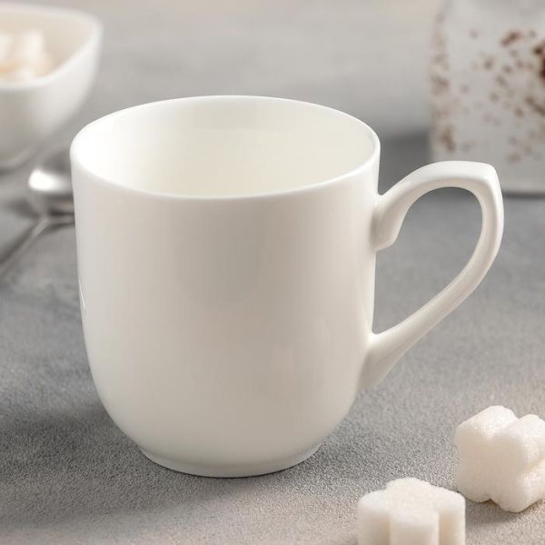 Wilmax Mug 270ml - White Elegant & Modern