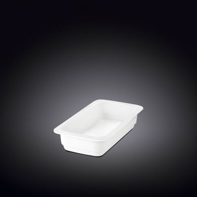 Wilmax 33×18cm Rectangular Plate - White Porcelain