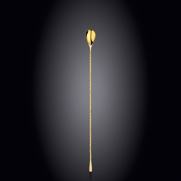 Wilmax 40cm Gold Steel Spoon - Luxury & Practical
