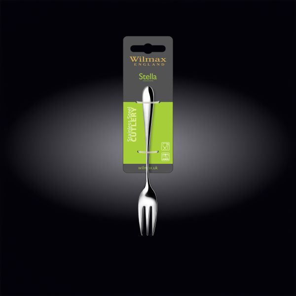 Wilmax Stella 2-Piece Dessert Fork Set 14cm - Silver