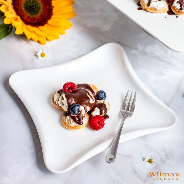 طقم 2 شوكة حلويات Wilmax Stella 14 سم - فضي أنيق طقم 2 شوكة حلويات Wilmax Stella 14 سم - فضي أنيق