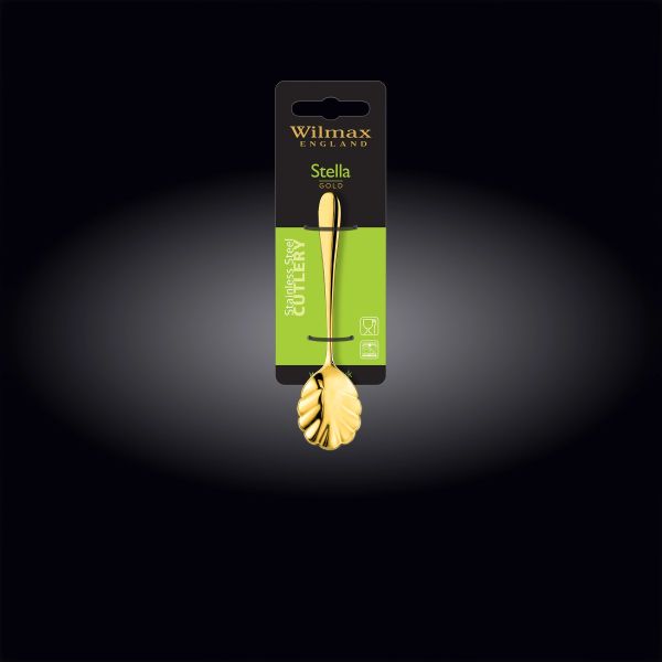 Wilmax Stella Gold Spice Spoon 11cm - Premium