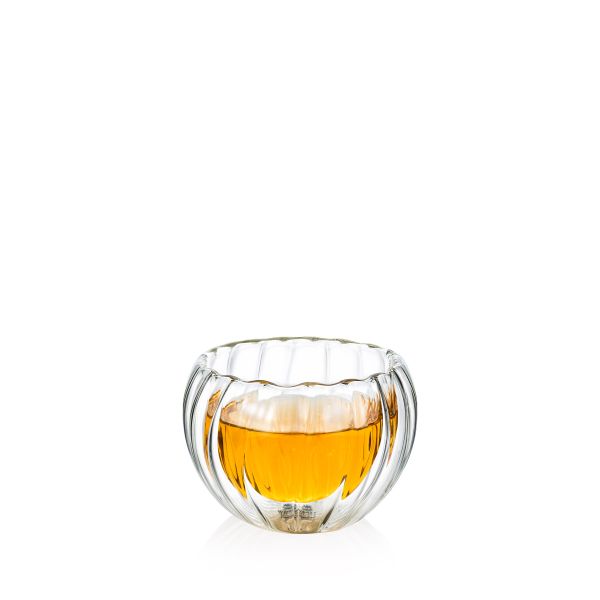 Wilmax Segment Double Wall Glass Cup/Bowl - Modern Design