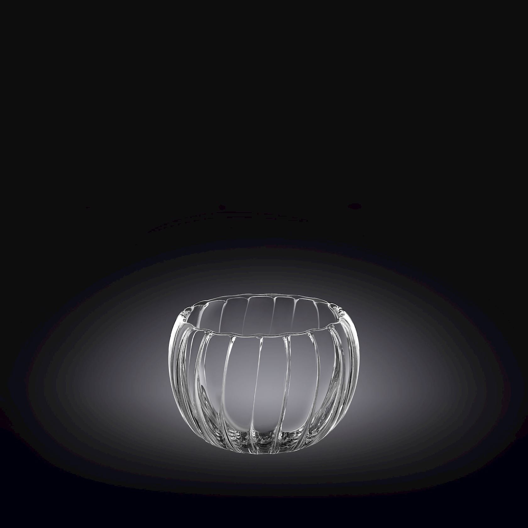 Wilmax Segment Double Wall Glass Cup/Bowl - Modern Design