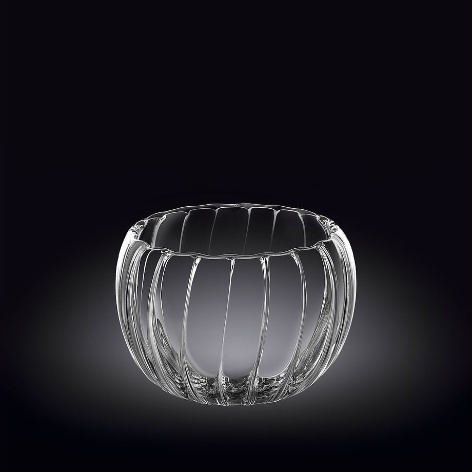 Wilmax Segment Double Wall Glass Cup/Bowl - Modern Design