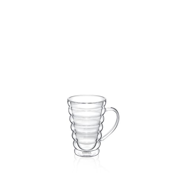 كوب زجاج مزدوج من Wilmax Thermo - أنيق وعازل للحرارة كوب زجاج مزدوج من Wilmax Thermo - أنيق وعازل للحرارة