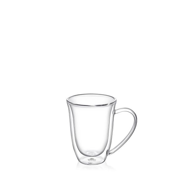 كوب زجاج مزدوج من Wilmax - تصميم أنيق وعزل حراري ممتاز كوب زجاج مزدوج من Wilmax - تصميم أنيق وعزل حراري ممتاز