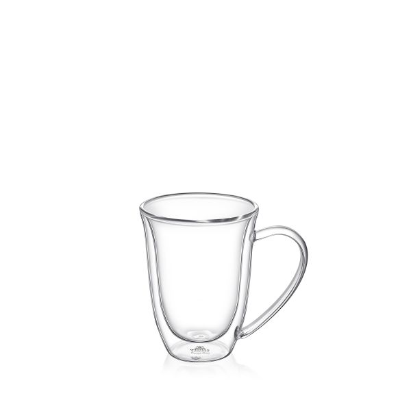 كوب زجاج مزدوج من Wilmax - تصميم أنيق وعزل حراري ممتاز كوب زجاج مزدوج من Wilmax - تصميم أنيق وعزل حراري ممتاز