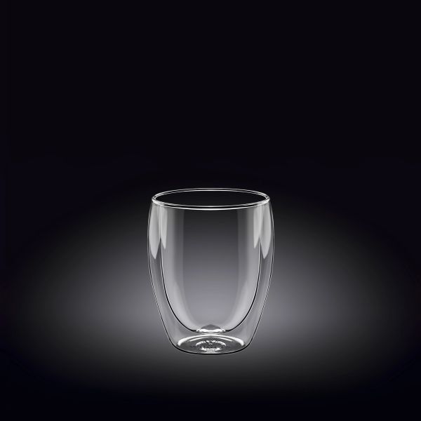 Wilmax Double Wall Glass Tumbler - Stylish & Insulated Wilmax Double Wall Glass Tumbler - Stylish & Insulated