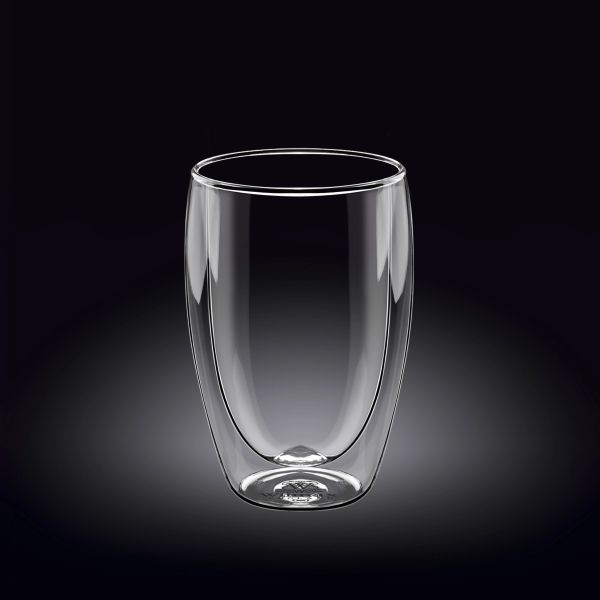 Wilmax Double Wall Glass Tumbler - Stylish & Insulated Wilmax Double Wall Glass Tumbler - Stylish & Insulated