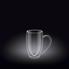 Wilmax Double Wall Glass Cup - Elegant & Insulated