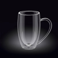 Wilmax Double Wall Glass Cup - Elegant & Insulated