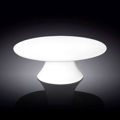 Wilmax 30cm Cake Plate with Base - White Porcelain