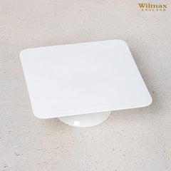 Wilmax 25cm Cake Stand - White, Elegant & Durable