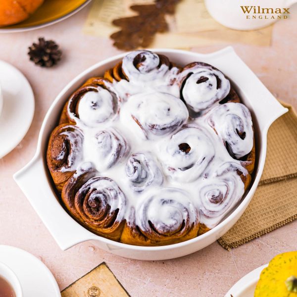 Wilmax 21.5cm Oven Bowl - White Porcelain Bakeware Wilmax 21.5cm Oven Bowl - White Porcelain Bakeware