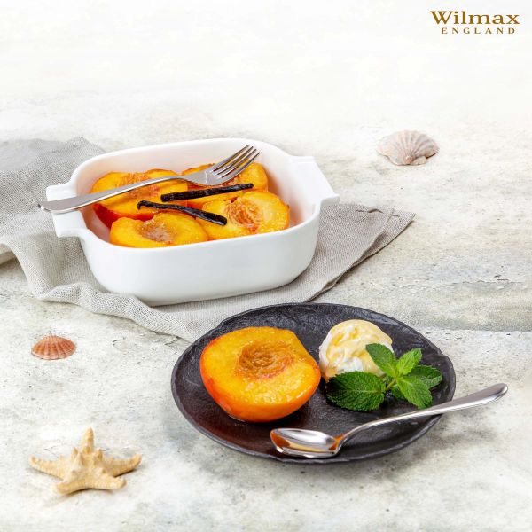 صينية فرن مربعة 16.5 سم من Wilmax - أبيض حرارية أنيقة صينية فرن مربعة 16.5 سم من Wilmax - أبيض حرارية أنيقة