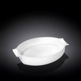 Wilmax 26×17cm Oval Oven Dish - White Porcelain