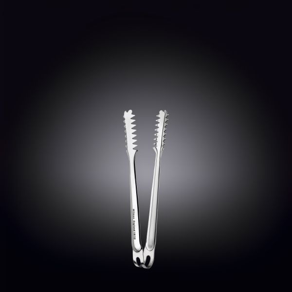 Wilmax 15 cm Stainless Steel Ice Tong – Silver Finish