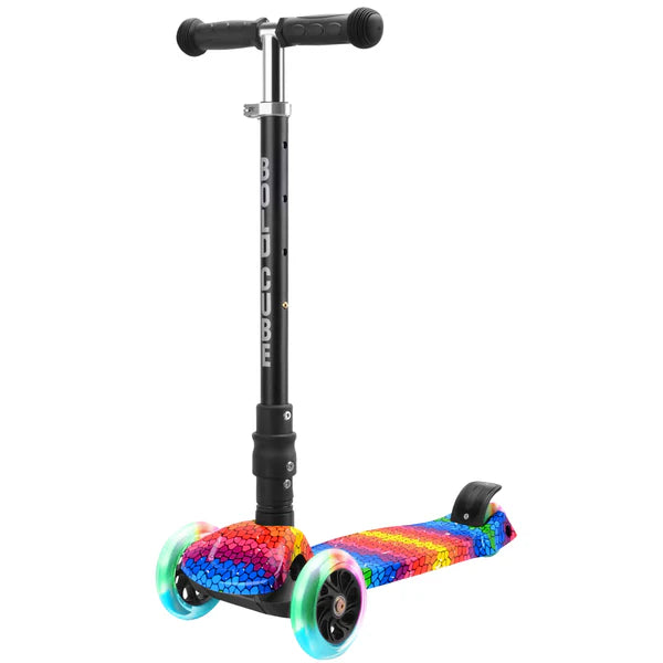Boldcube – Big Three Wheel Scooter | Crystal Rubix | Ages 5-10 Boldcube – Big Three Wheel Scooter | Crystal Rubix | Ages 5-10